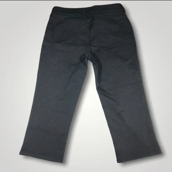 NWOT Liz Claiborne SARA CROP Mid Rise Cropped Pants Capris MISSES Size 6 - Picture 3 of 13